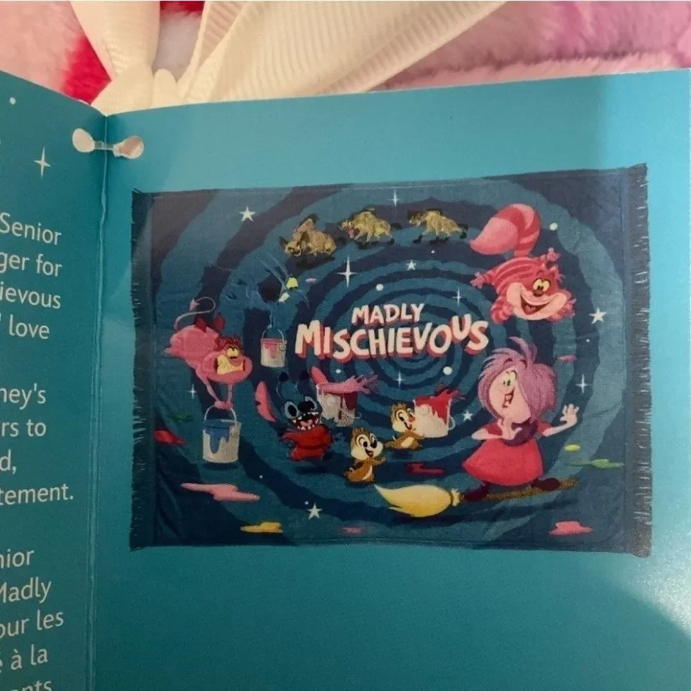Alice In Wonderland Madly Mischievous Throw Blanket Disney Parks